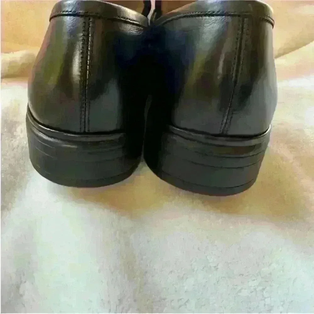 Bally Men's "Cathio" Black Leather Loafer With Horse Bit Buckle U.S. Size 7.5 D - Picture 7 of 12